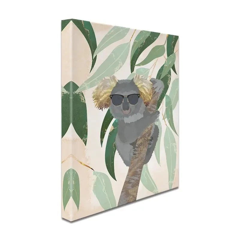 Koala In The Tree Canvas Print Koala In The Tree Canvas Print wall art product Sarah Manovski