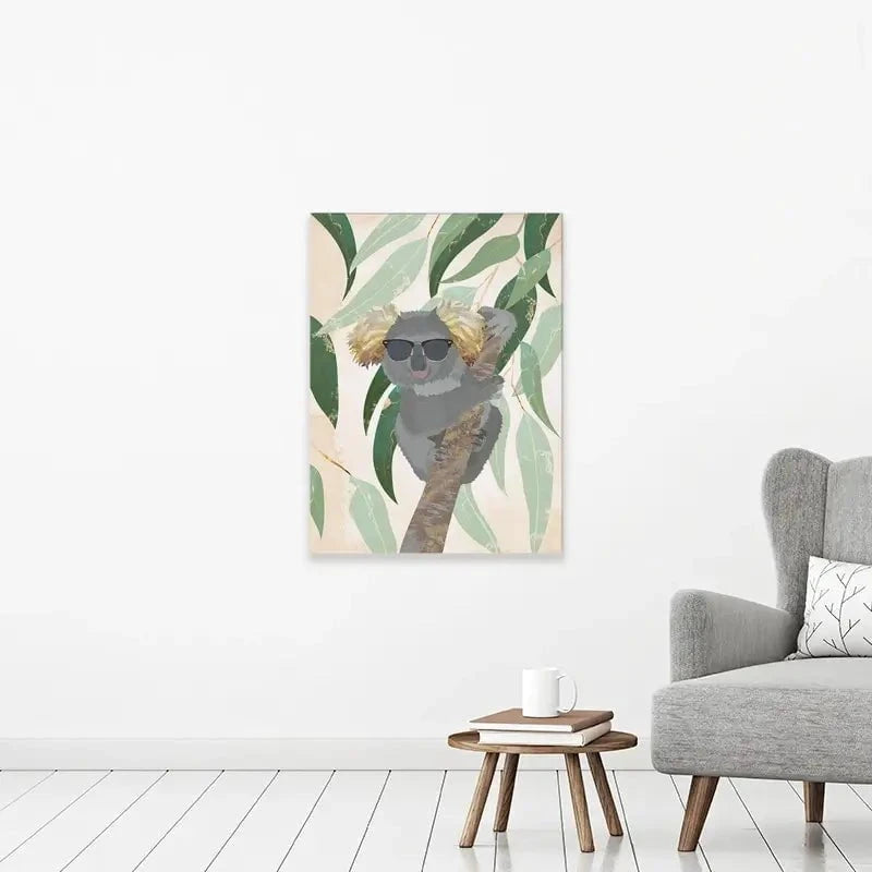 Koala In The Tree Canvas Print Koala In The Tree Canvas Print wall art product Sarah Manovski
