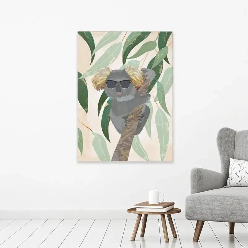 Koala In The Tree Canvas Print Koala In The Tree Canvas Print wall art product Sarah Manovski