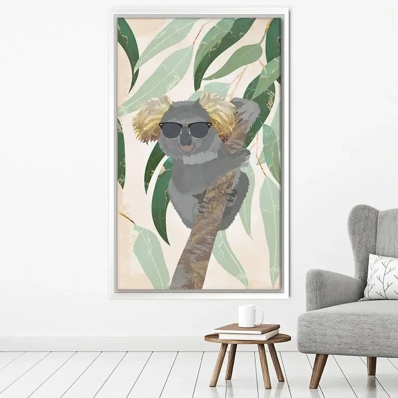 Koala In The Tree Canvas Print Koala In The Tree Canvas Print wall art product Sarah Manovski