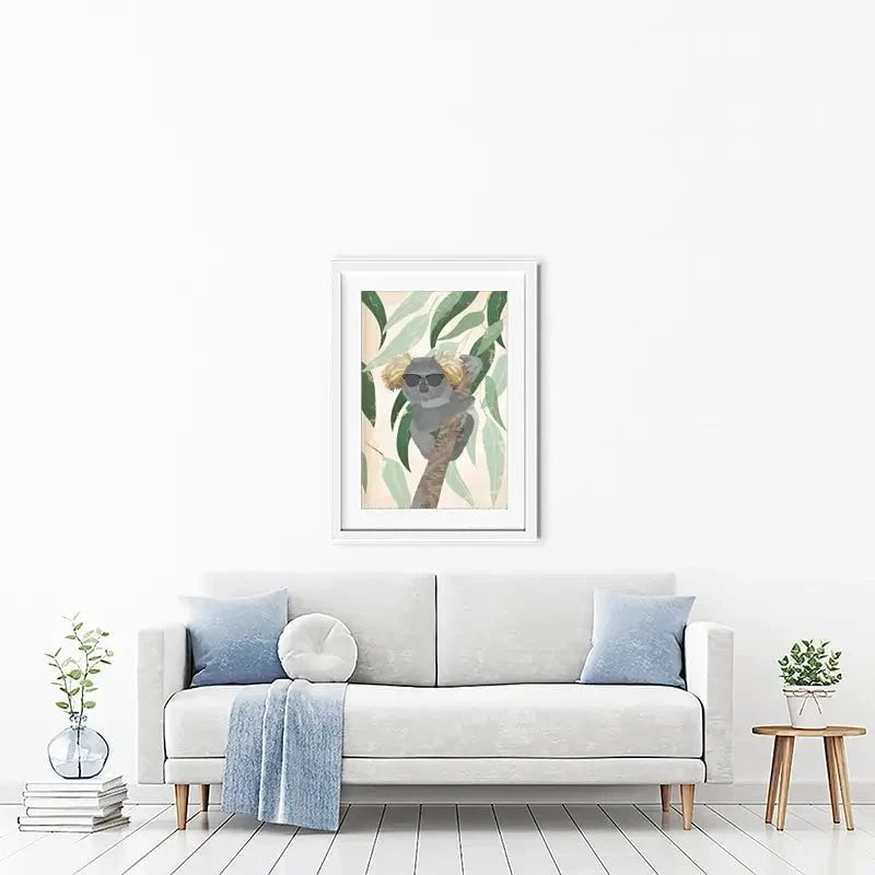 Koala In The Tree Framed Art Print Koala In The Tree Framed Art Print wall art product Sarah Manovski