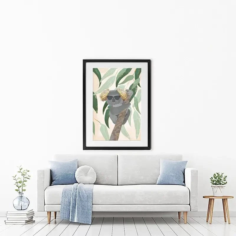 Koala In The Tree Framed Art Print Koala In The Tree Framed Art Print wall art product Sarah Manovski