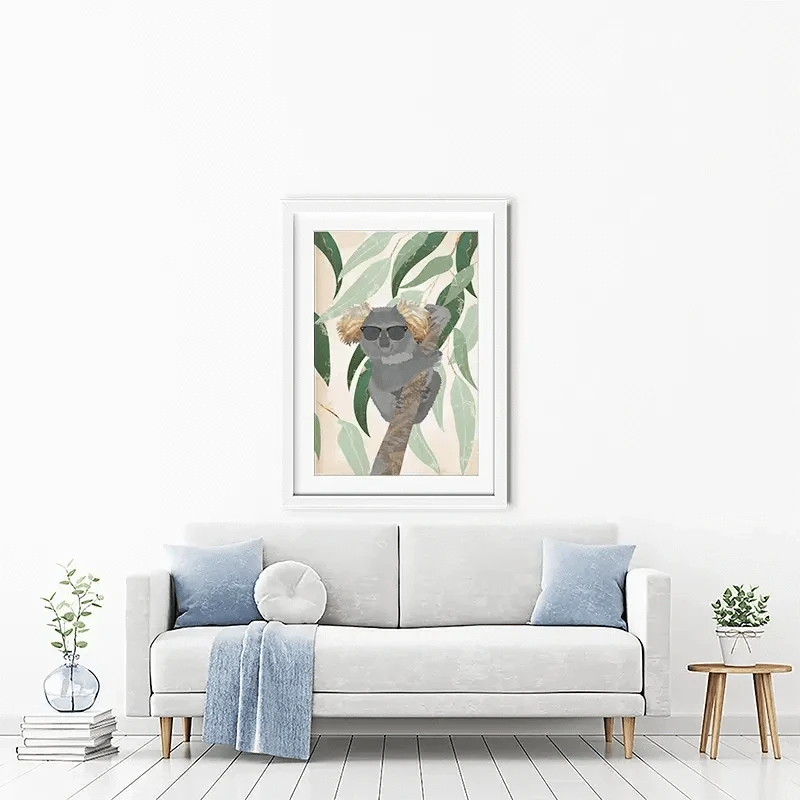 Koala In The Tree Framed Art Print Koala In The Tree Framed Art Print wall art product Sarah Manovski