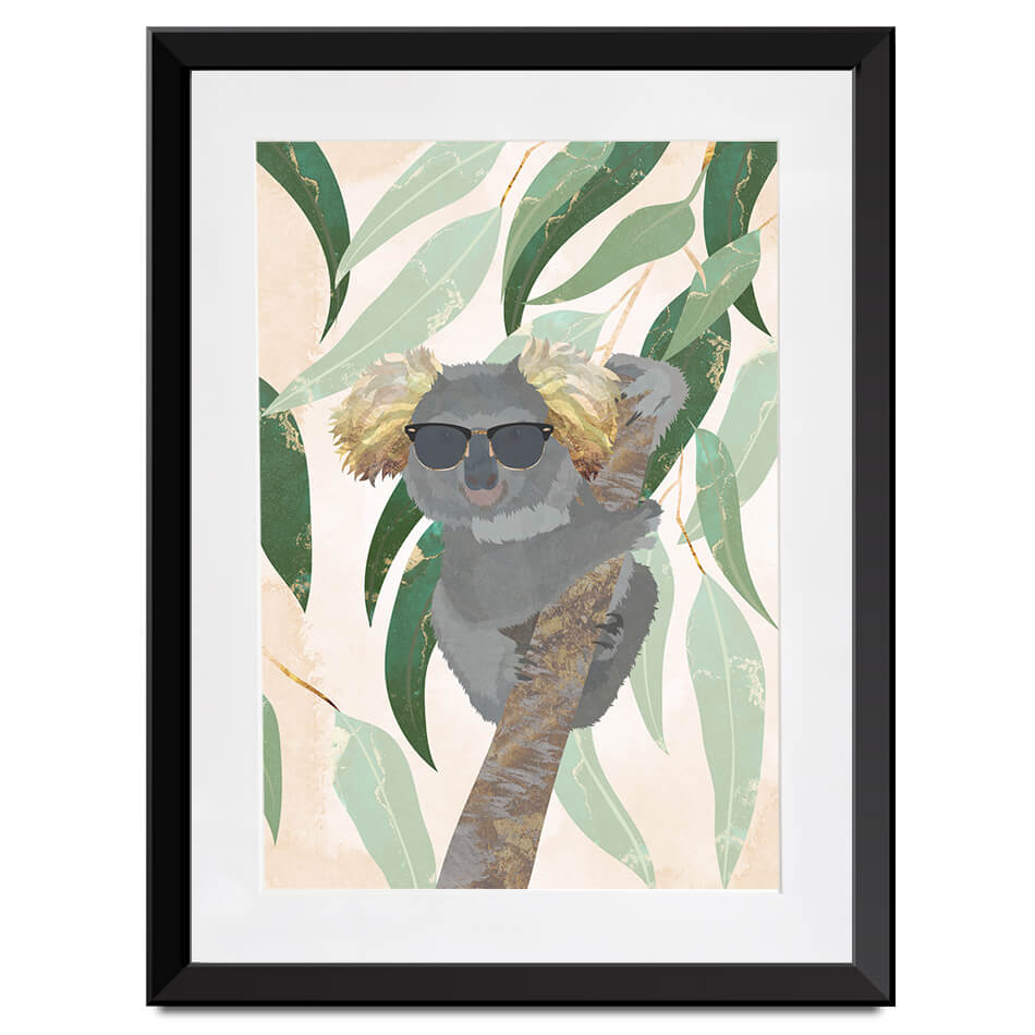 Koala In The Tree Framed Art Print Koala In The Tree Framed Art Print wall art product Sarah Manovski