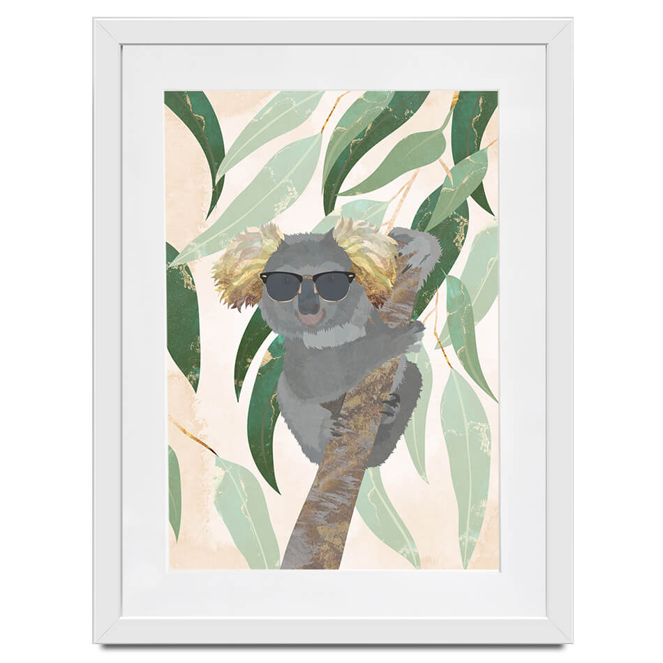 Koala In The Tree Framed Art Print Koala In The Tree Framed Art Print wall art product Sarah Manovski