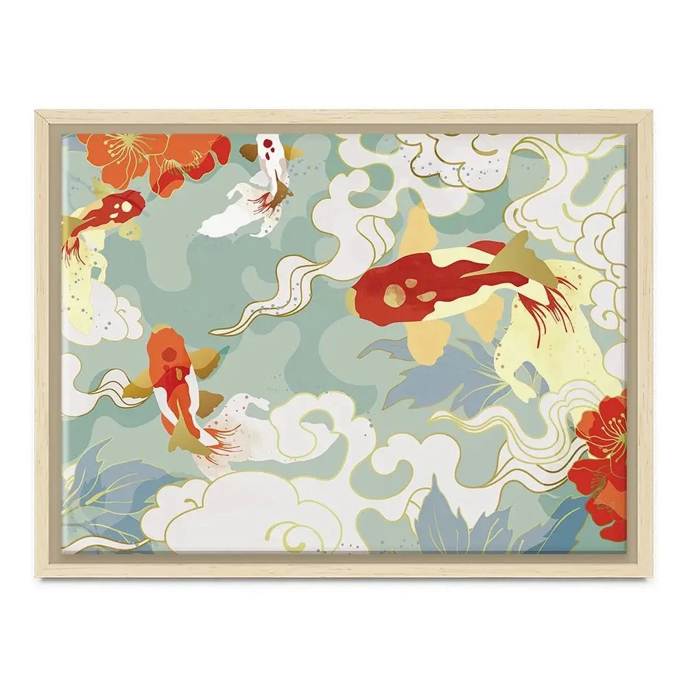Koi Canvas Print Koi Canvas Print wall art product TWINS DESIGN STUDIO / Shutterstock