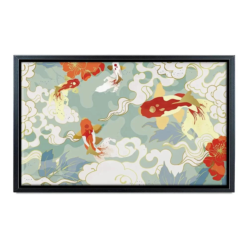 Koi Canvas Print Koi Canvas Print wall art product TWINS DESIGN STUDIO / Shutterstock