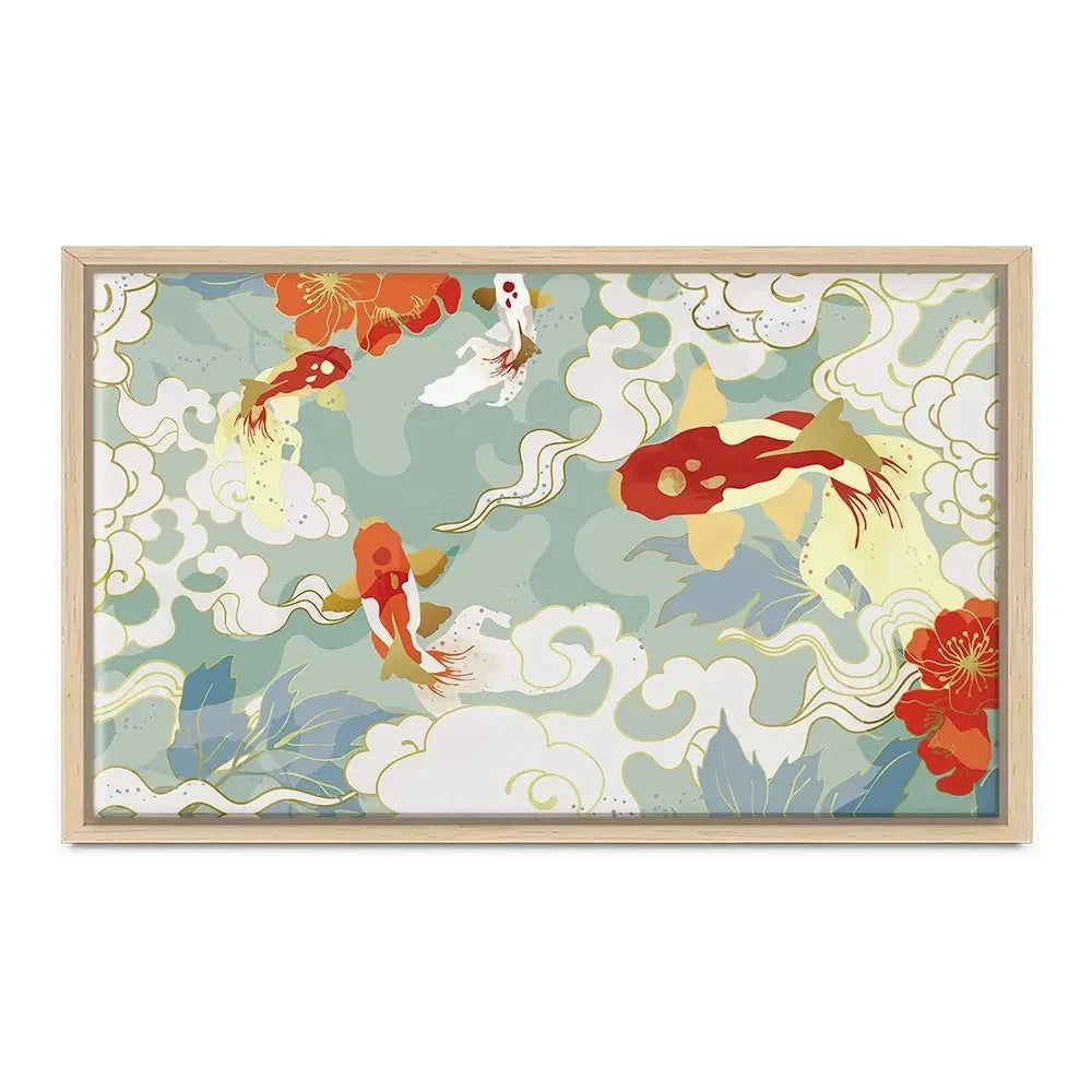 Koi Canvas Print Koi Canvas Print wall art product TWINS DESIGN STUDIO / Shutterstock