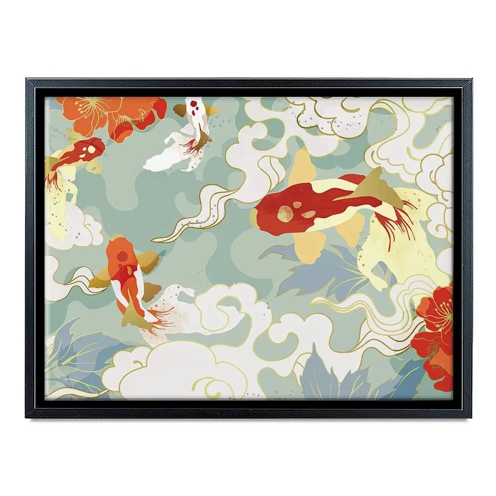 Koi Canvas Print Koi Canvas Print wall art product TWINS DESIGN STUDIO / Shutterstock