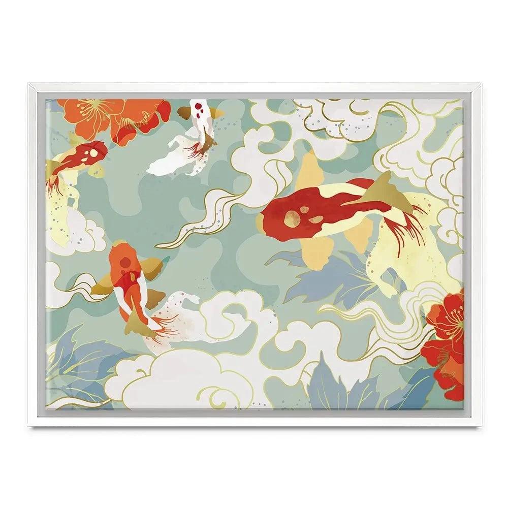 Koi Canvas Print Koi Canvas Print wall art product TWINS DESIGN STUDIO / Shutterstock