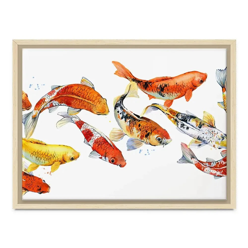 Koi Carp Canvas Print Koi Carp Canvas Print wall art product Faenkova Elena / Shutterstock