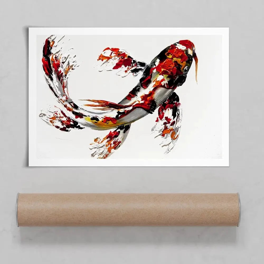 Koi Fish Art Print Koi Fish Art Print wall art product Osnat Tzadok