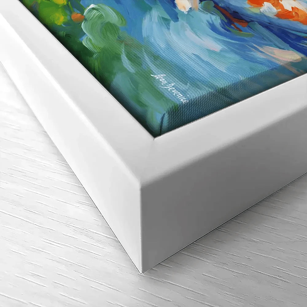 Koi Peaceful Glide Canvas Print Koi Peaceful Glide Canvas Print wall art product Leon Devenice