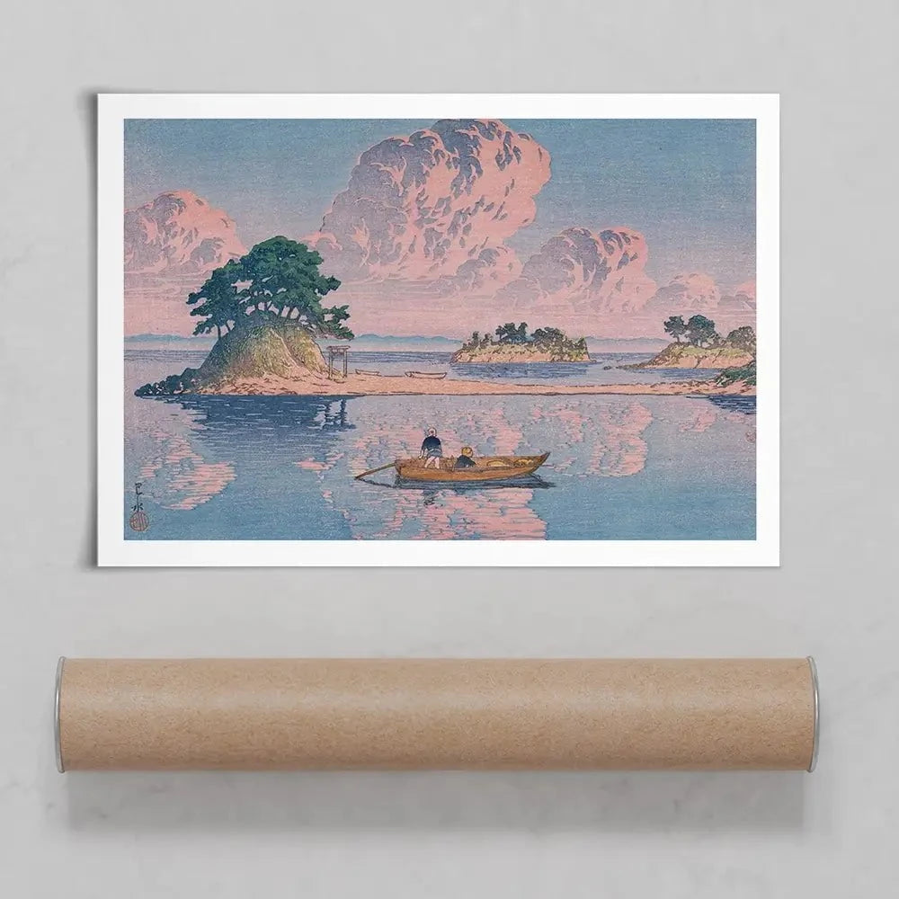 Kujukushima Shimabara Art Print Kujukushima Shimabara Art Print wall art product Kawase Hasui