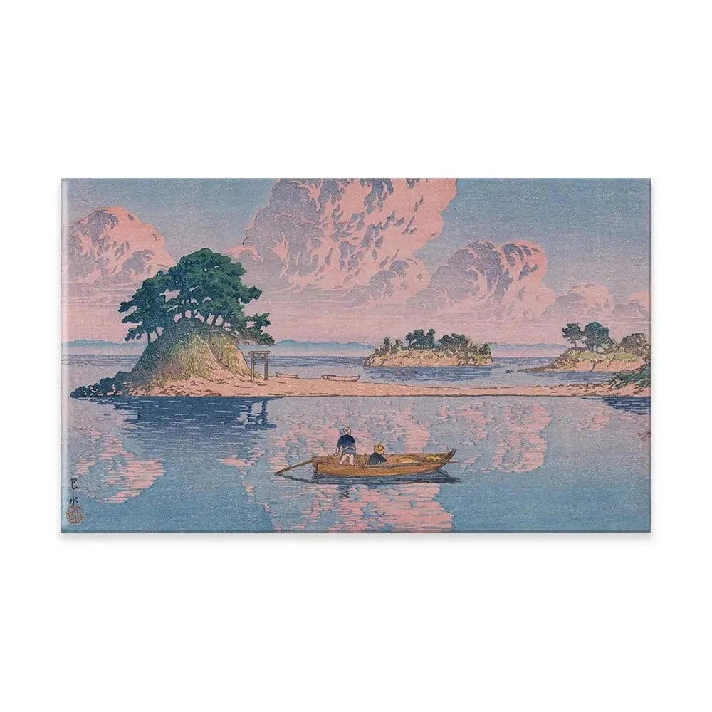 Kujukushima Shimabara Canvas Print Kujukushima Shimabara Canvas Print wall art product Kawase Hasui