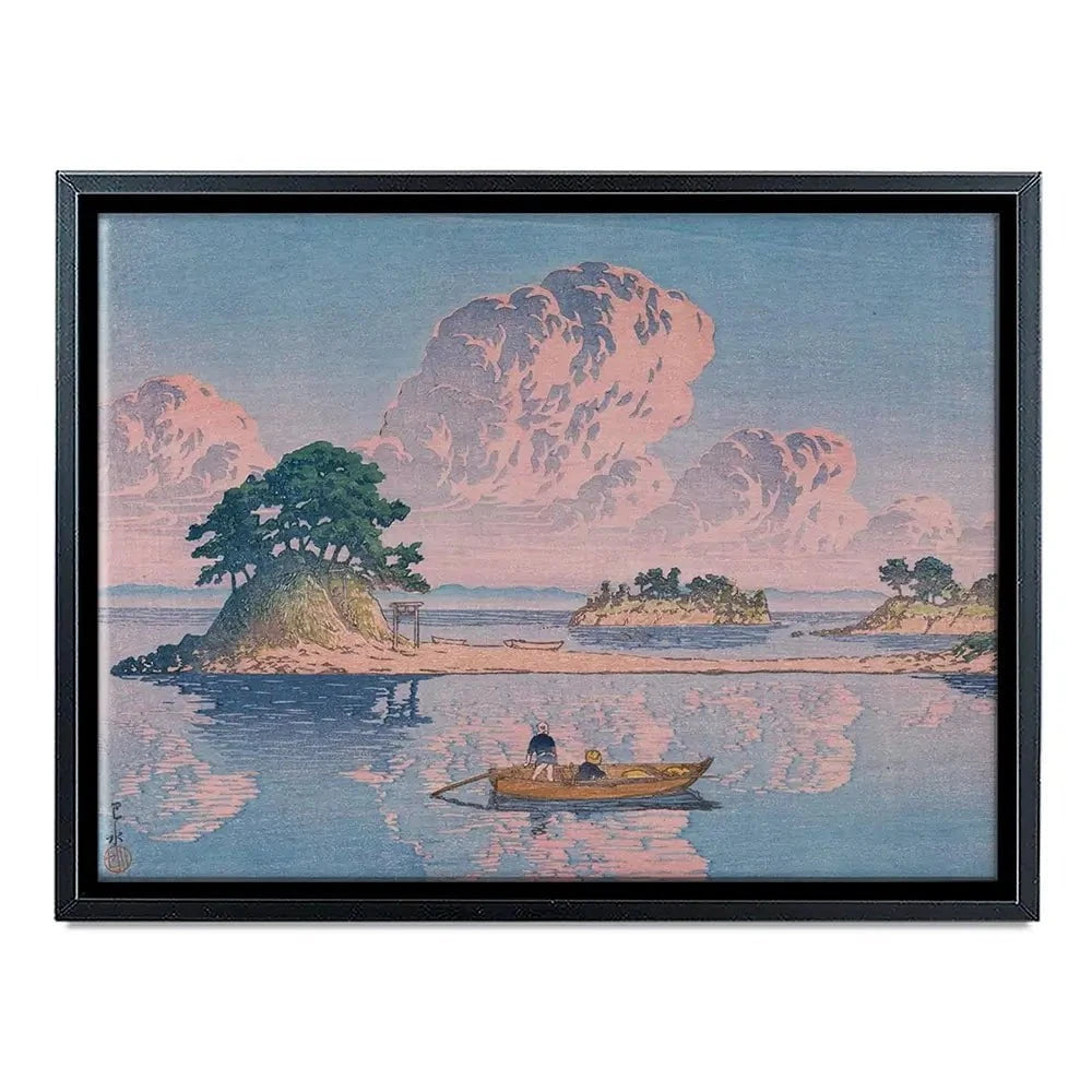 Kujukushima Shimabara Canvas Print Kujukushima Shimabara Canvas Print wall art product Kawase Hasui