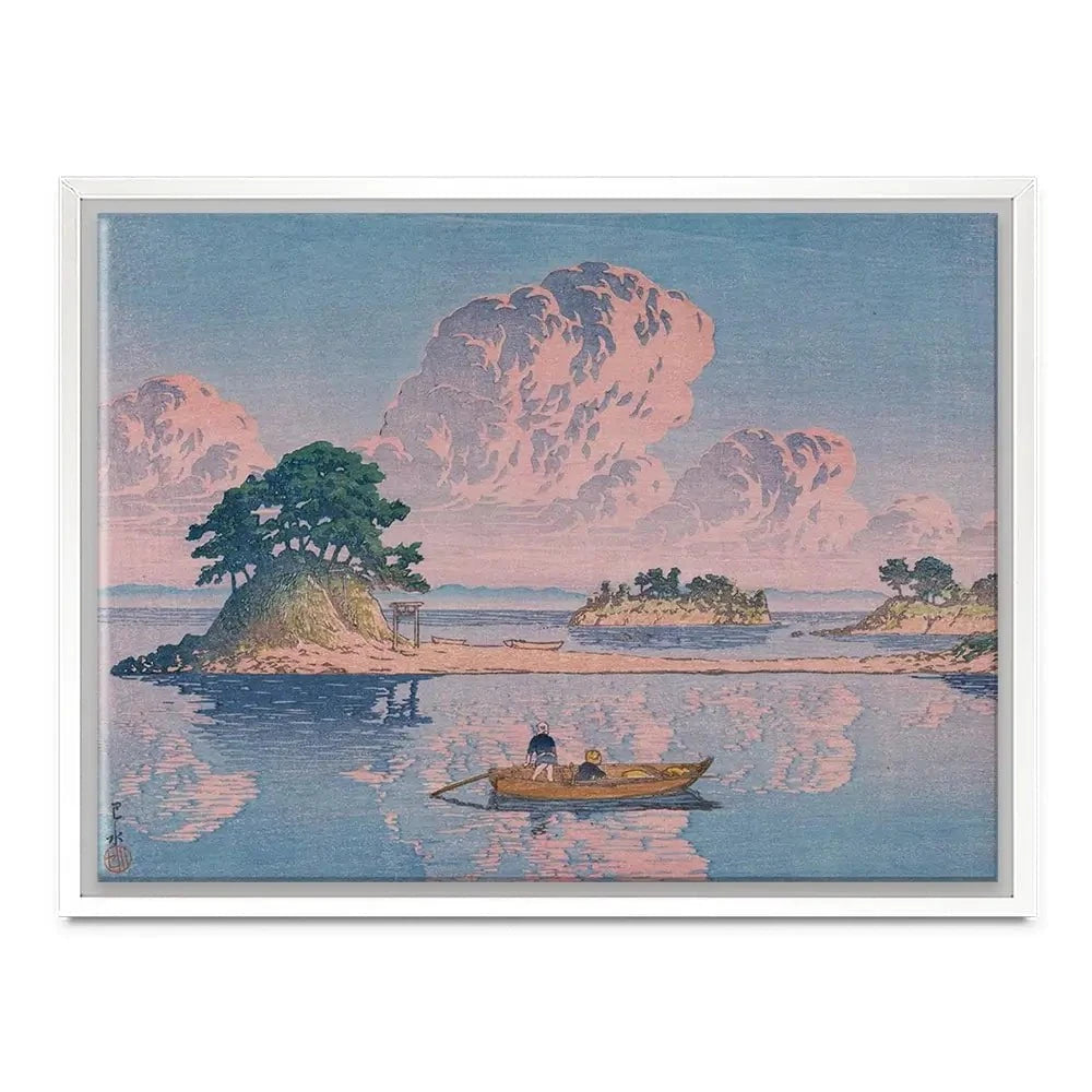 Kujukushima Shimabara Canvas Print Kujukushima Shimabara Canvas Print wall art product Kawase Hasui