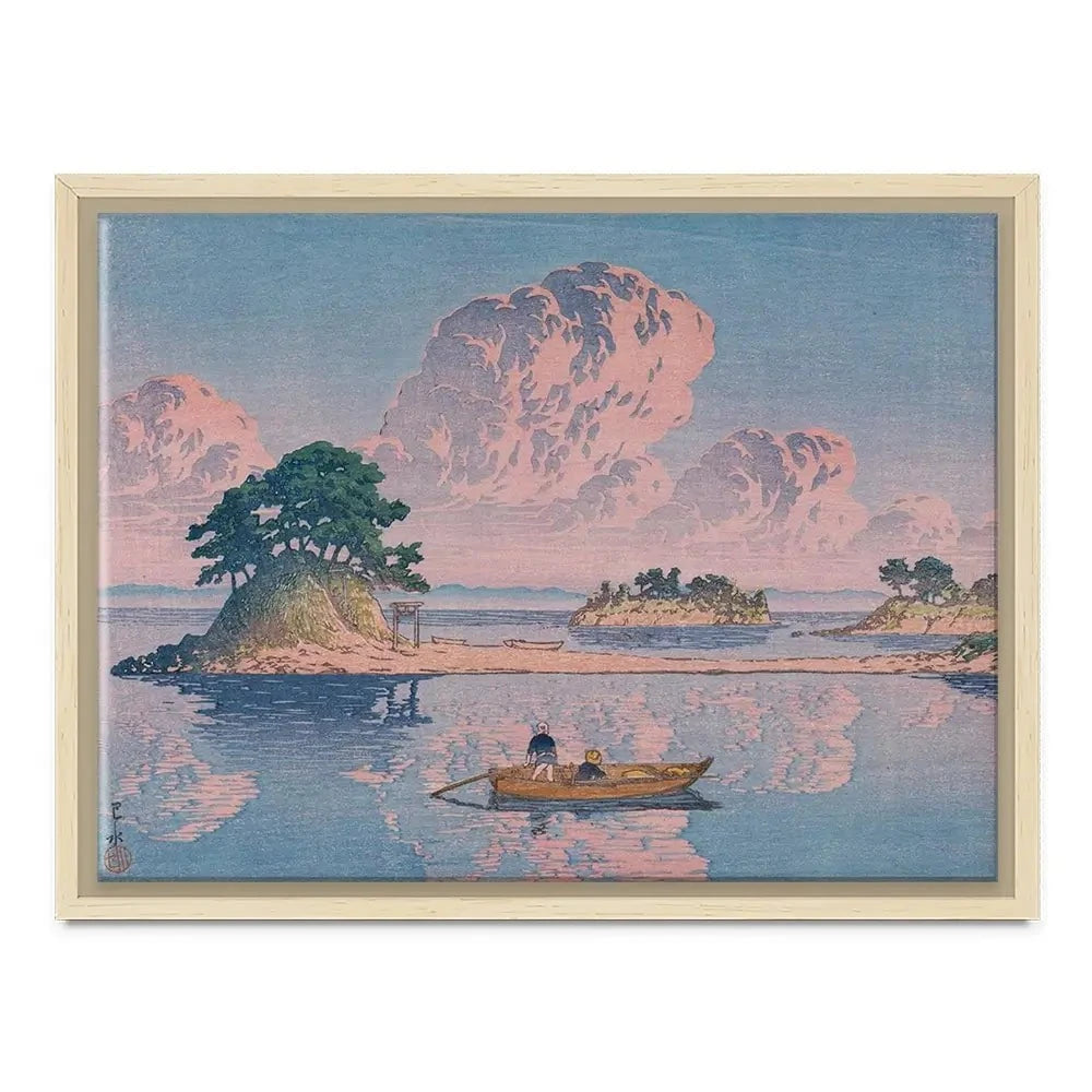 Kujukushima Shimabara Canvas Print Kujukushima Shimabara Canvas Print wall art product Kawase Hasui