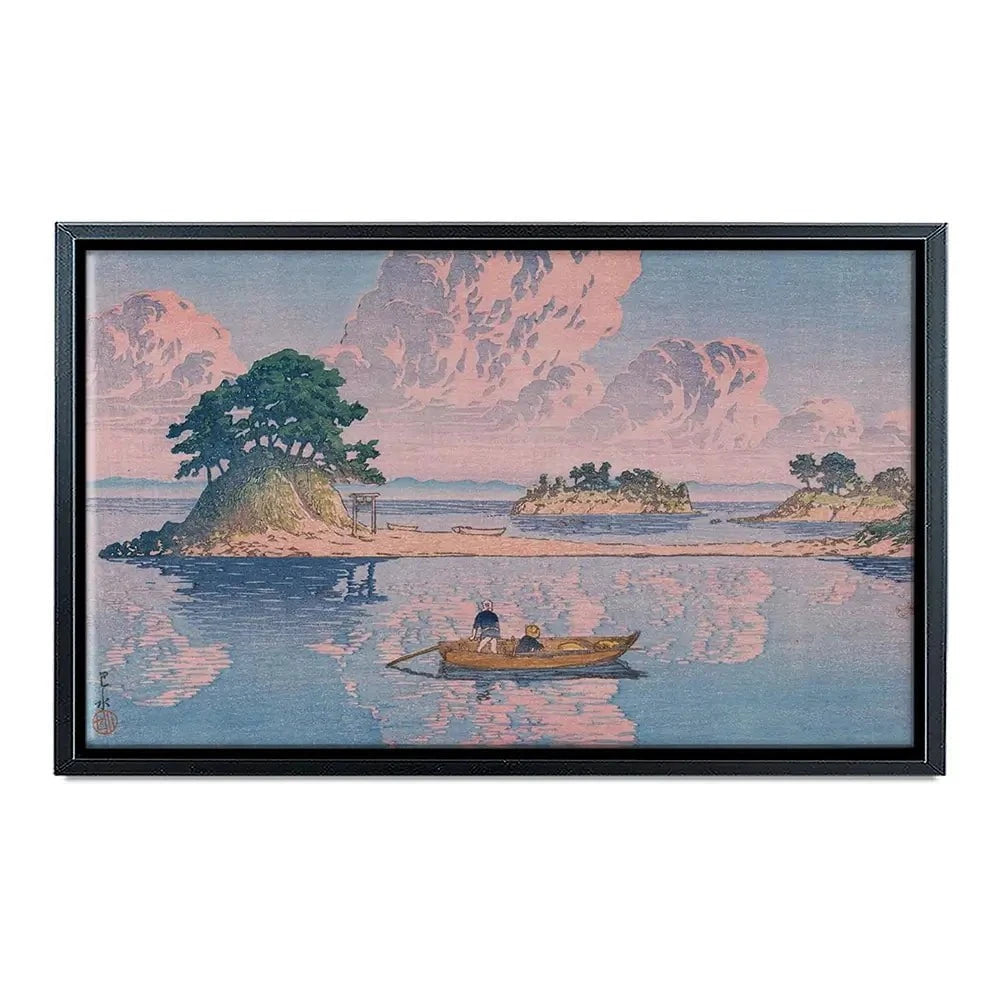 Kujukushima Shimabara Canvas Print Kujukushima Shimabara Canvas Print wall art product Kawase Hasui