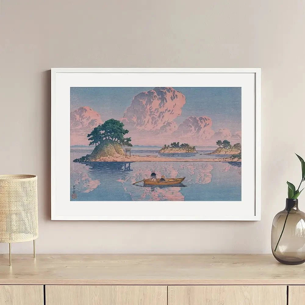 Kujukushima Shimabara Framed Art Print Kujukushima Shimabara Framed Art Print wall art product Kawase Hasui