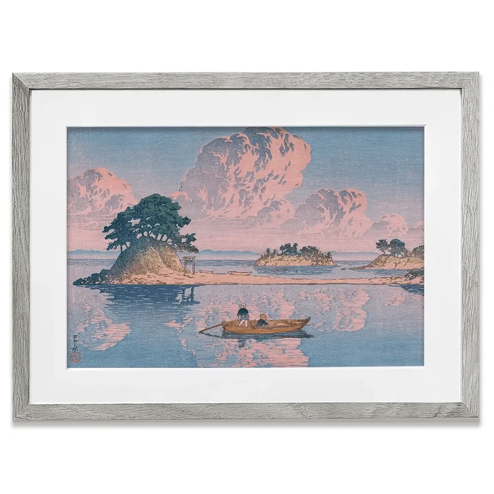 Kujukushima Shimabara Framed Art Print Kujukushima Shimabara Framed Art Print wall art product Kawase Hasui