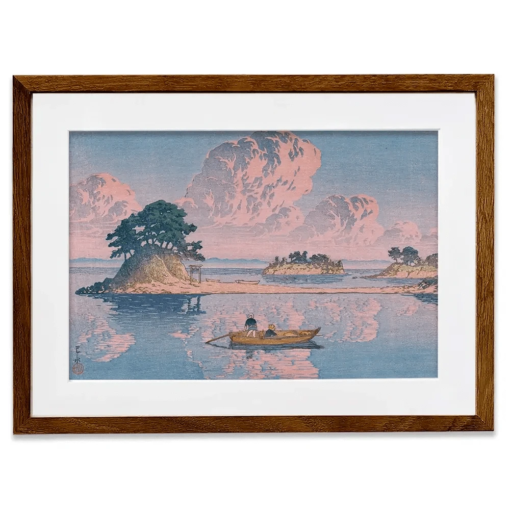 Kujukushima Shimabara Framed Art Print Kujukushima Shimabara Framed Art Print wall art product Kawase Hasui