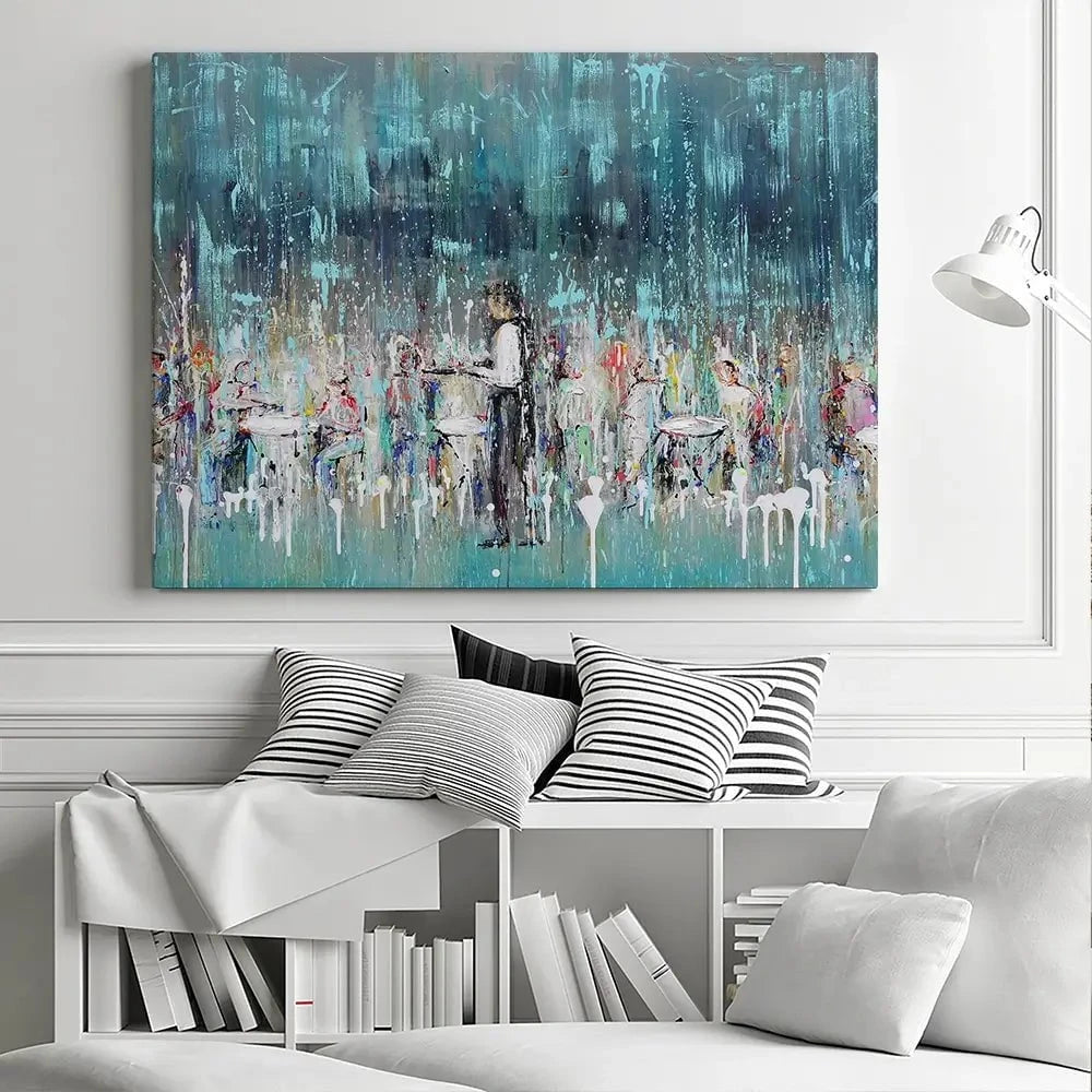 La Jolie Terrasse Canvas Print La Jolie Terrasse Canvas Print wall art product Studio Paint-Ing