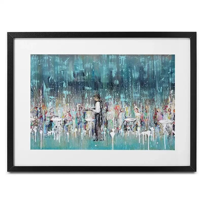 La Jolie Terrasse Framed Art Print La Jolie Terrasse Framed Art Print wall art product Studio Paint-Ing