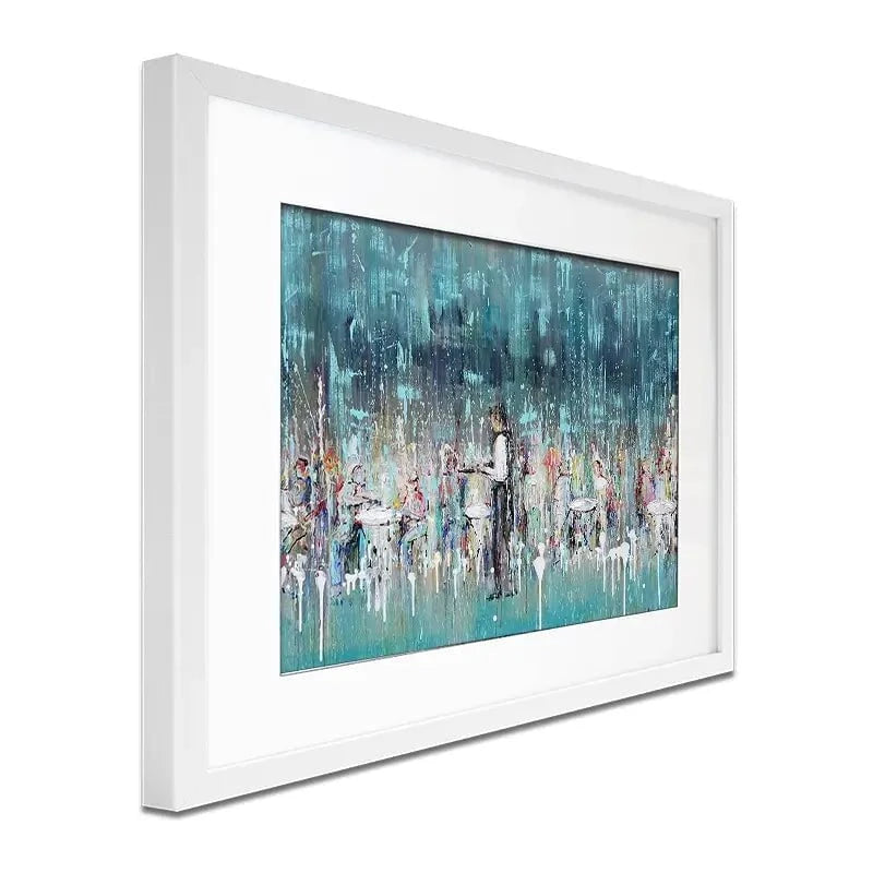 La Jolie Terrasse Framed Art Print La Jolie Terrasse Framed Art Print wall art product Studio Paint-Ing