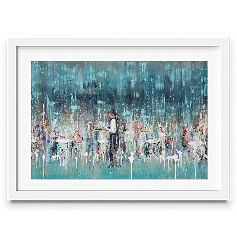 La Jolie Terrasse Framed Art Print La Jolie Terrasse Framed Art Print wall art product Studio Paint-Ing