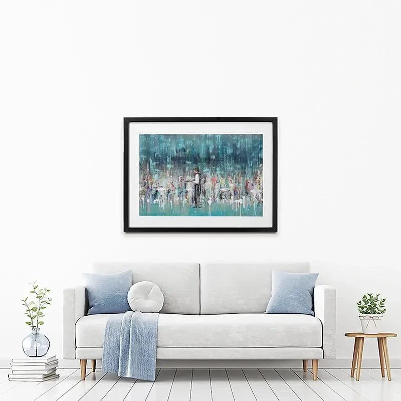 La Jolie Terrasse Framed Art Print La Jolie Terrasse Framed Art Print wall art product Studio Paint-Ing