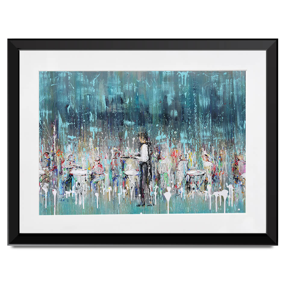 La Jolie Terrasse Framed Art Print La Jolie Terrasse Framed Art Print wall art product Studio Paint-Ing