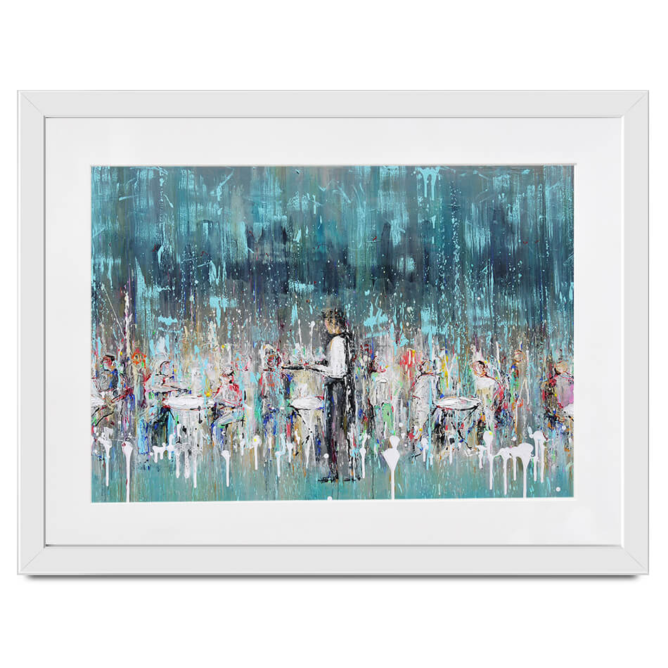 La Jolie Terrasse Framed Art Print La Jolie Terrasse Framed Art Print wall art product Studio Paint-Ing