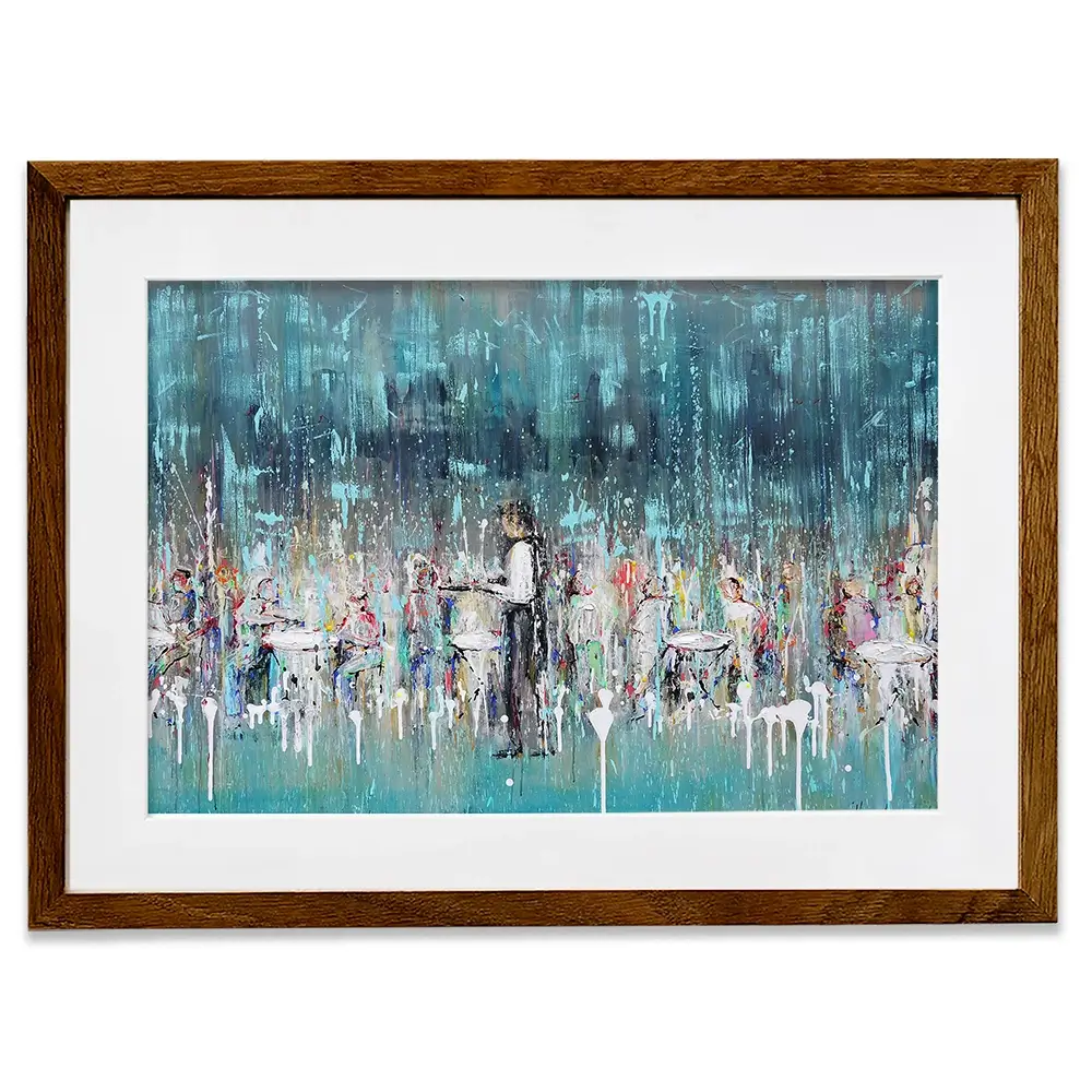 La Jolie Terrasse Framed Art Print La Jolie Terrasse Framed Art Print wall art product Studio Paint-Ing