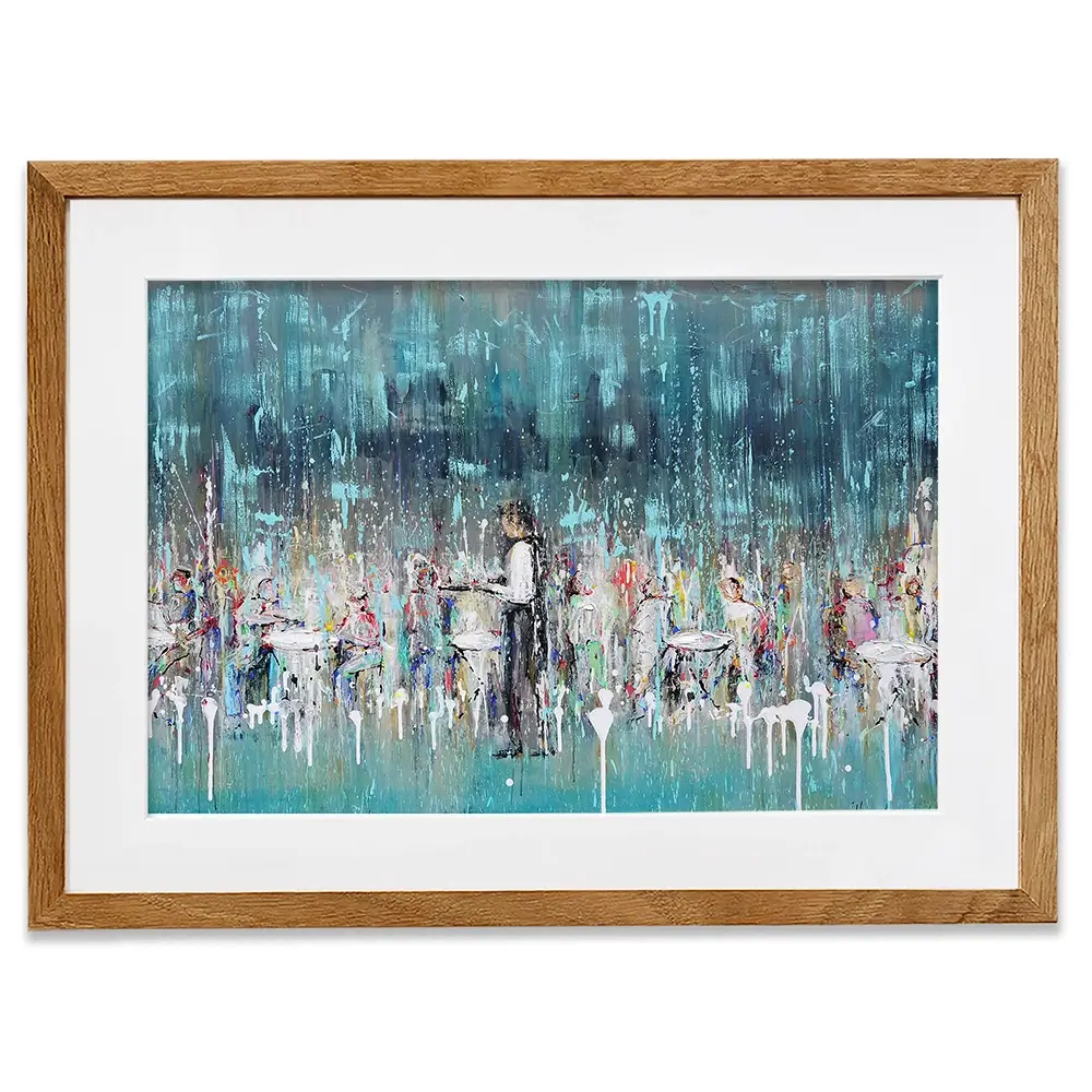 La Jolie Terrasse Framed Art Print La Jolie Terrasse Framed Art Print wall art product Studio Paint-Ing