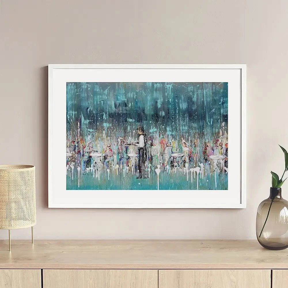 La Jolie Terrasse Framed Art Print La Jolie Terrasse Framed Art Print wall art product Studio Paint-Ing