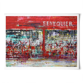 La Terrasse De Senequier Art Print La Terrasse De Senequier Art Print wall art product Studio Paint-Ing