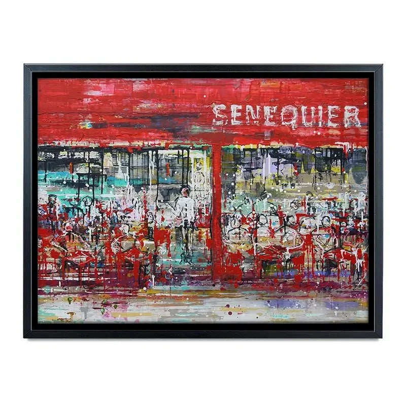 La Terrasse De Senequier Canvas Print La Terrasse De Senequier Canvas Print wall art product Studio Paint-Ing