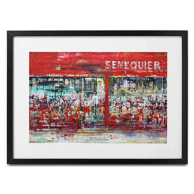 La Terrasse De Senequier Framed Art Print La Terrasse De Senequier Framed Art Print wall art product Studio Paint-Ing
