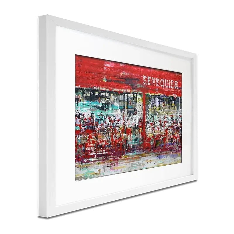 La Terrasse De Senequier Framed Art Print La Terrasse De Senequier Framed Art Print wall art product Studio Paint-Ing