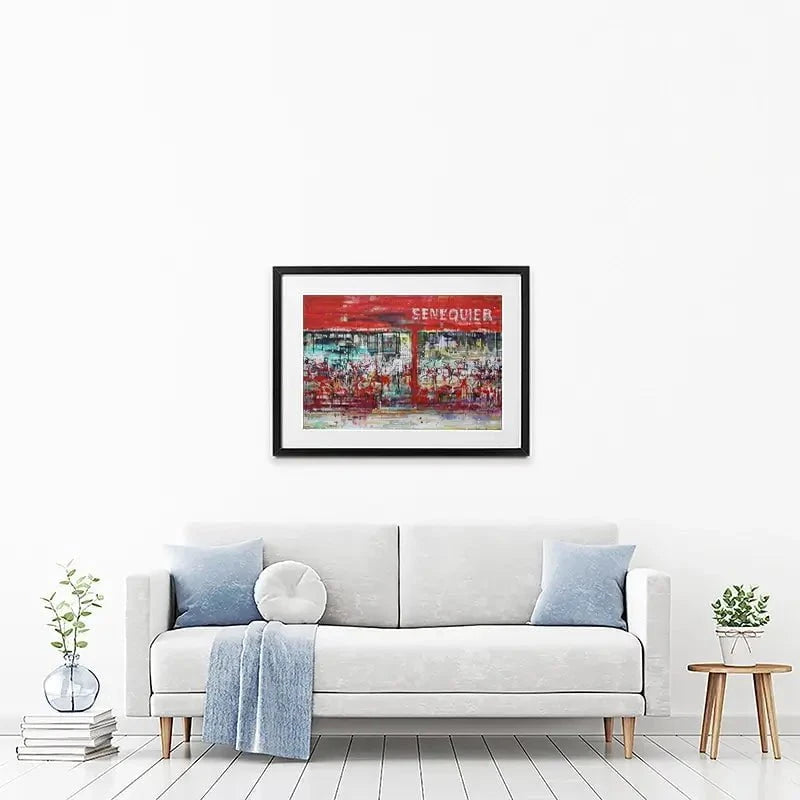 La Terrasse De Senequier Framed Art Print La Terrasse De Senequier Framed Art Print wall art product Studio Paint-Ing