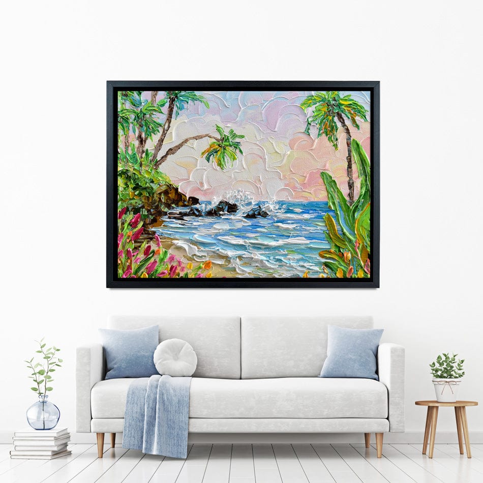 Laguna Canvas Print wall art product Olga Tkachyk