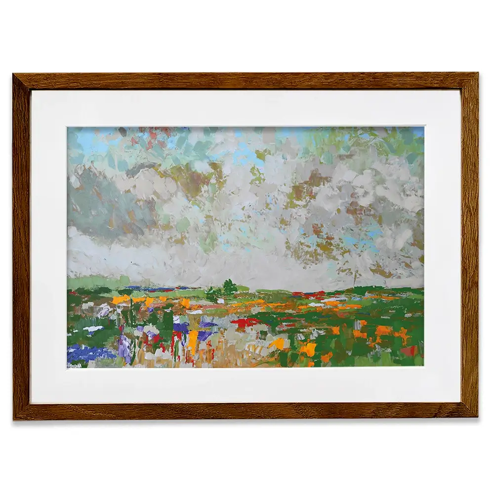 Land Framed Art Print Land Framed Art Print wall art product Maria Moretti
