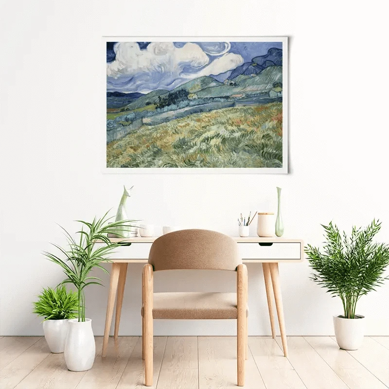 Landscape From Saint Remy Art Print Landscape From Saint Remy Art Print wall art product Vincent Van Gogh