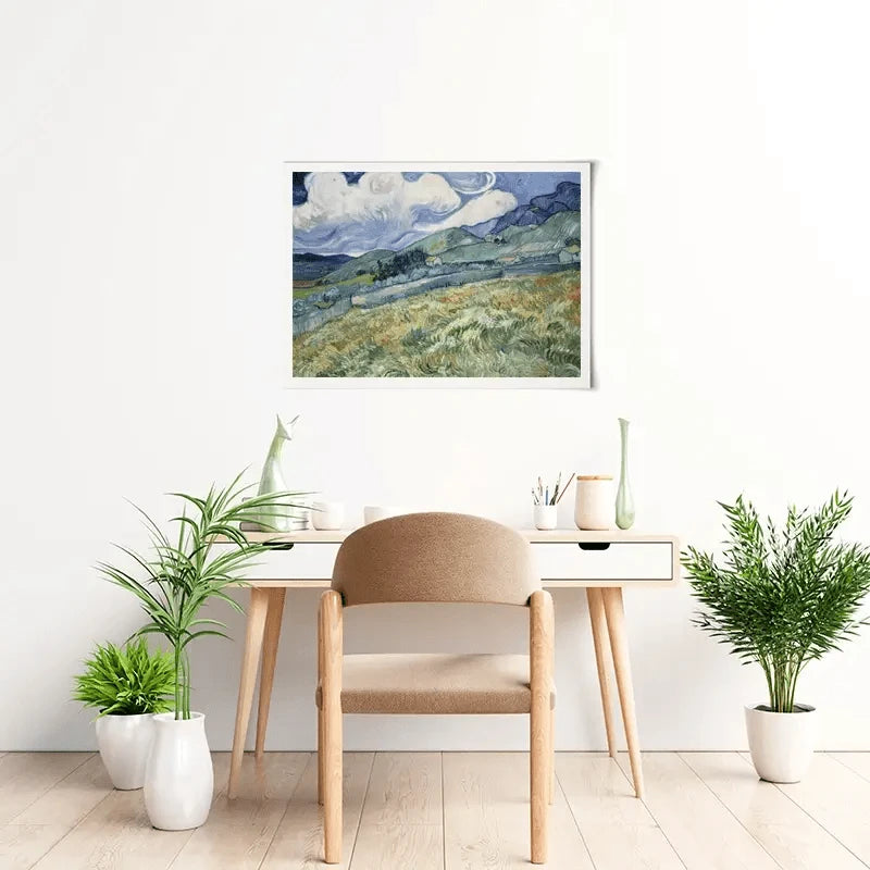 Landscape From Saint Remy Art Print Landscape From Saint Remy Art Print wall art product Vincent Van Gogh