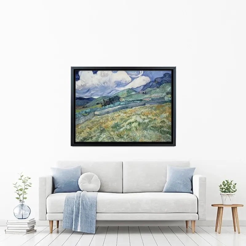 Landscape From Saint Remy Canvas Print Landscape From Saint Remy Canvas Print wall art product Vincent Van Gogh