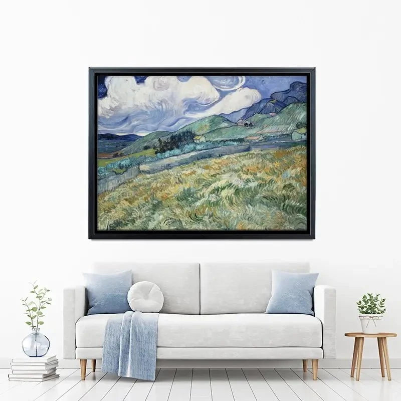 Landscape From Saint Remy Canvas Print Landscape From Saint Remy Canvas Print wall art product Vincent Van Gogh