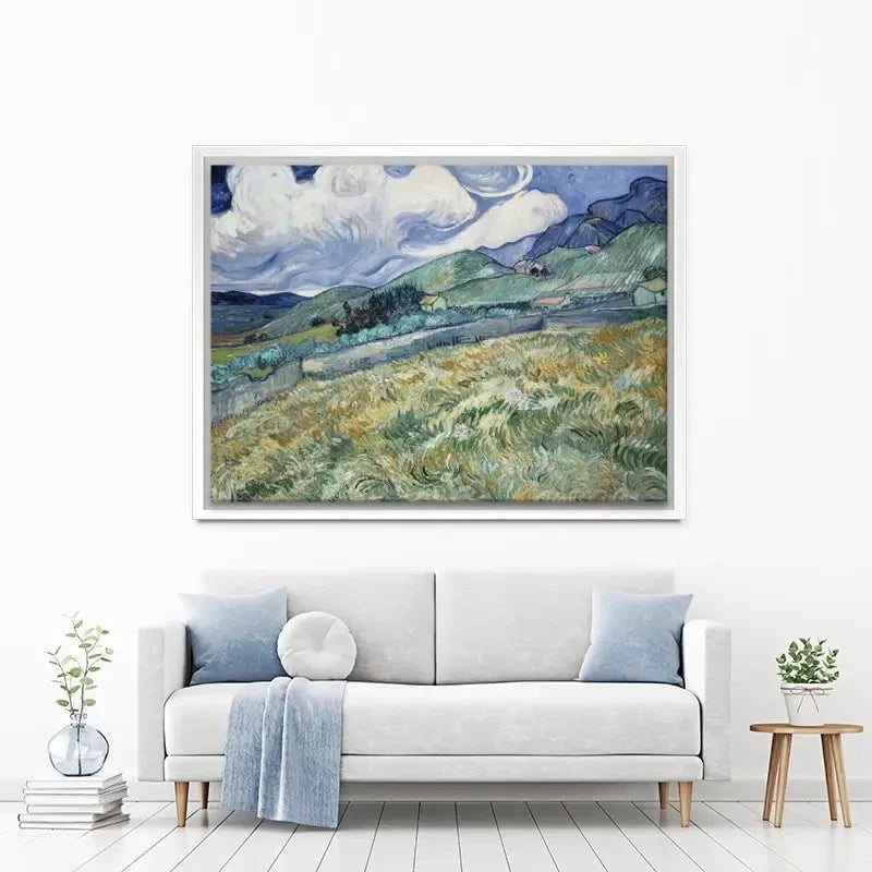 Landscape From Saint Remy Canvas Print Landscape From Saint Remy Canvas Print wall art product Vincent Van Gogh