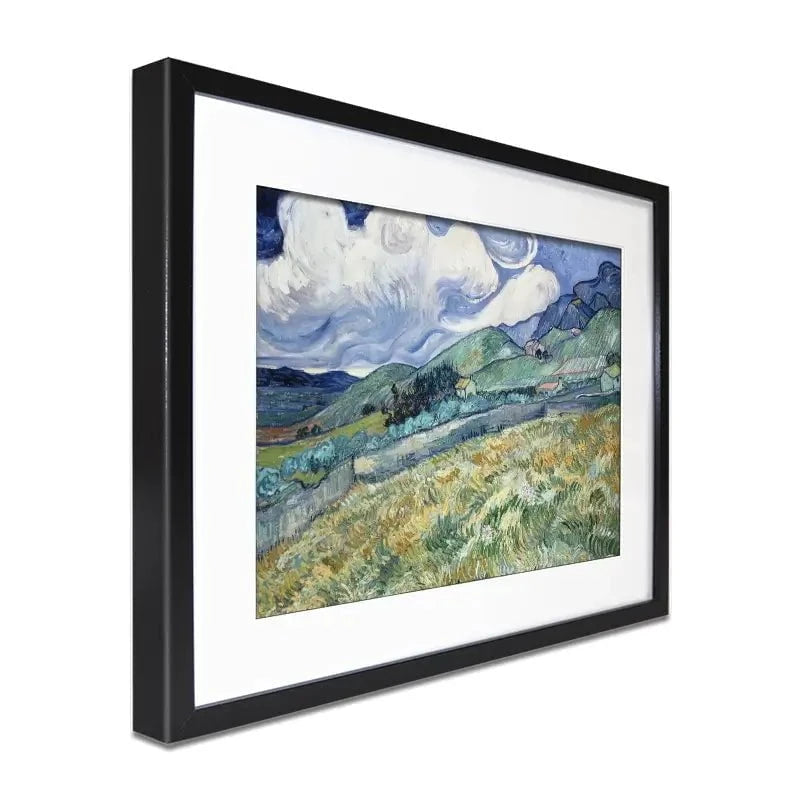 Landscape From Saint Remy Framed Art Print Landscape From Saint Remy Framed Art Print wall art product Vincent Van Gogh