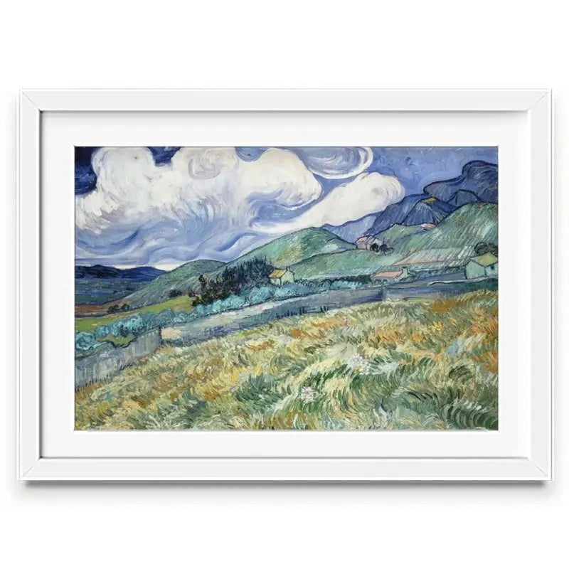 Landscape From Saint Remy Framed Art Print Landscape From Saint Remy Framed Art Print wall art product Vincent Van Gogh